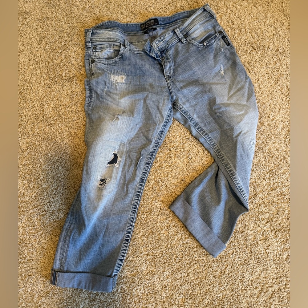 Silver jeans